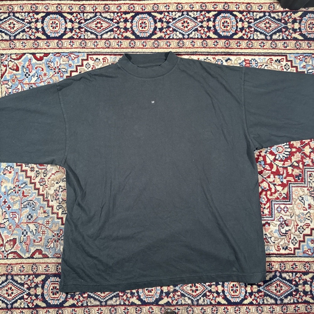 Yeezy Gap Engineered by Balenciaga Short Sleeve Tee Black Men's Small YZY